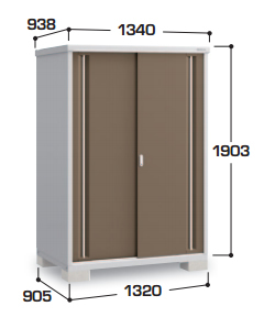 長もの収納タイプ】イナバ物置 シンプリー MJX-139EP 幅1340×奥行938×高さ1903mm [製品5年保証]の激安販売 | イナバ物置  シンプリーの通販なら環境生活