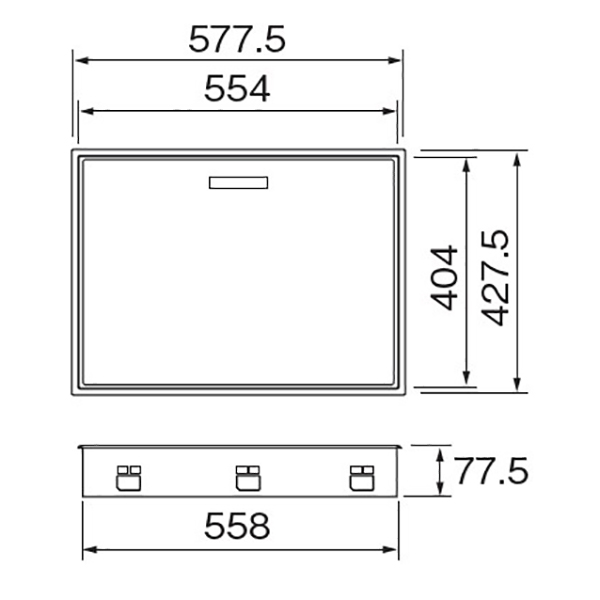 城東テクノ 高気密型床下点検口 標準型 450×600 フローリング合わせ 