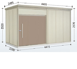 一般型 標準屋根】タクボ物置 Mr.トールマン ダンディ JN-4422 幅4495