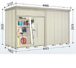 多雪型 標準屋根】タクボ物置 Mr.トールマン ダンディ JN-S4419 幅4495